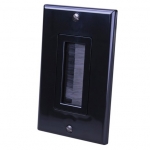 Single Gang Decor Style Brush Bulk Cable Wall Plates (Black)