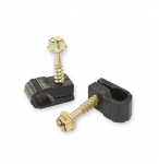 Grip-Clip™ Single Mounting Clip, Black (100/pk)