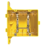 Double Gang standard plastic box, 37 cu.in.