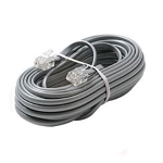 6 Conductor Telephone Line Cord, 15ft