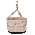 Canvas Tool Bucket, Oval, 41 Pocket