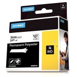 Label, Rhino 3/4" Clear, Permanent Poly