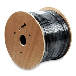 CAT6 23awg 4 pair UTP OSP Dry Block Cable, Black Jacket (1000ft/roll)