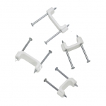 Staples, 1/2" Insulated Cable  500pc/Jar
