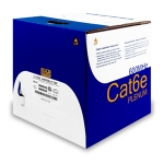 CAT6E 4 pair 23awg FT6 CMP 550MHz Cable (1000ft/Box)