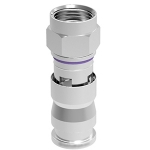 F Compression Connector for RG6, Universal Fit