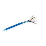 4 pair, 24awg, Solid Cat5E 350Mhz Shielded CMR FT4 Cable (1000ft/roll)