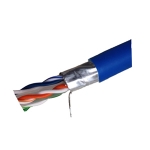 4 pair 23awg Solid  Cat6 400Mhz, Shielded CMP FT6 Cable (1000ft/roll)