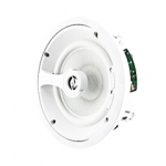 2 Way In-Ceiling Speaker, 8" White Glass Fiber Woofer, 1" Titanium Swivel Tweeter