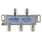 4-way high performance CATV splitter, 1GHZ