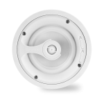 2 Way In-Ceiling Speaker 6.5" White Polypropylene Woofer, 1" Silk Dome Swivel Tweeter