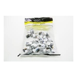 CAT5E Keystone Jack, Flush Mount (25 Pack)