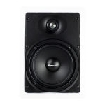 2 Way In-Wall Speaker, 6.5" Poly Woofer, 1" Silk Soft Dome Swivel Tweeter