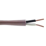 2 conductor, 18awg Solid LVT Cable, WHITE (300mtr/box)