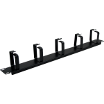 Cable Manager, Horizontal 1 Space, 1.75 D-Ring
