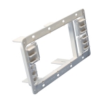 Low Voltage Mounting Plate (3/4 Gang/Plastic) - 100/Pack
