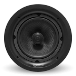 2 Way In-Ceiling Speaker, 6.5" Glass Fiber  Woofer, 1" Titanium Swivel Tweeter