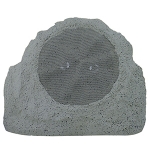 2 Way Outdoor Rock-Shaped Speaker, Dual Voice Coil, 8" Poly Woofer, Dual 1" Titanium Tweeter