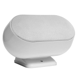 Dual 3" Drivers, 13mm Silk Dome Neo Magnet Tweeter, Magentic Base (White)
