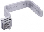 Bracket, Aerial Trunk/Node/Mini Bridger,  5" Drop, 0.25" Aluminum, with Hardware