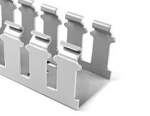 Slotted Wall Duct 2" x 2" Non-Adhesive, PVC, Gray, 6-ft length