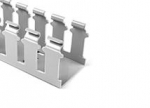 Slotted Wall Duct - 3" x 4" Non-Adhesive, PVC, Gray, 6-ft length