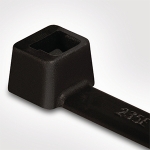 Standard Cable Tie, Black, 7.9" length (100/pack)
