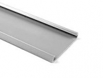 Wiring Duct Cover, 3" PVC, Gray, 6-ft lengths